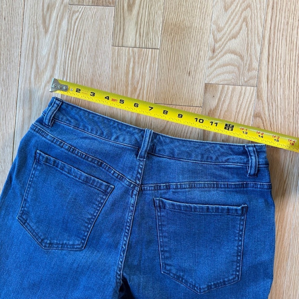 Girl With Curves Wide Leg Blue Jeans Womens 10P - Picture 7 of 7